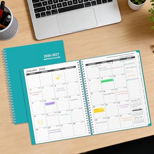 2026-2027 Monthly Planner, 18 Monthly Calendar Planner, January 2026 - June gallery