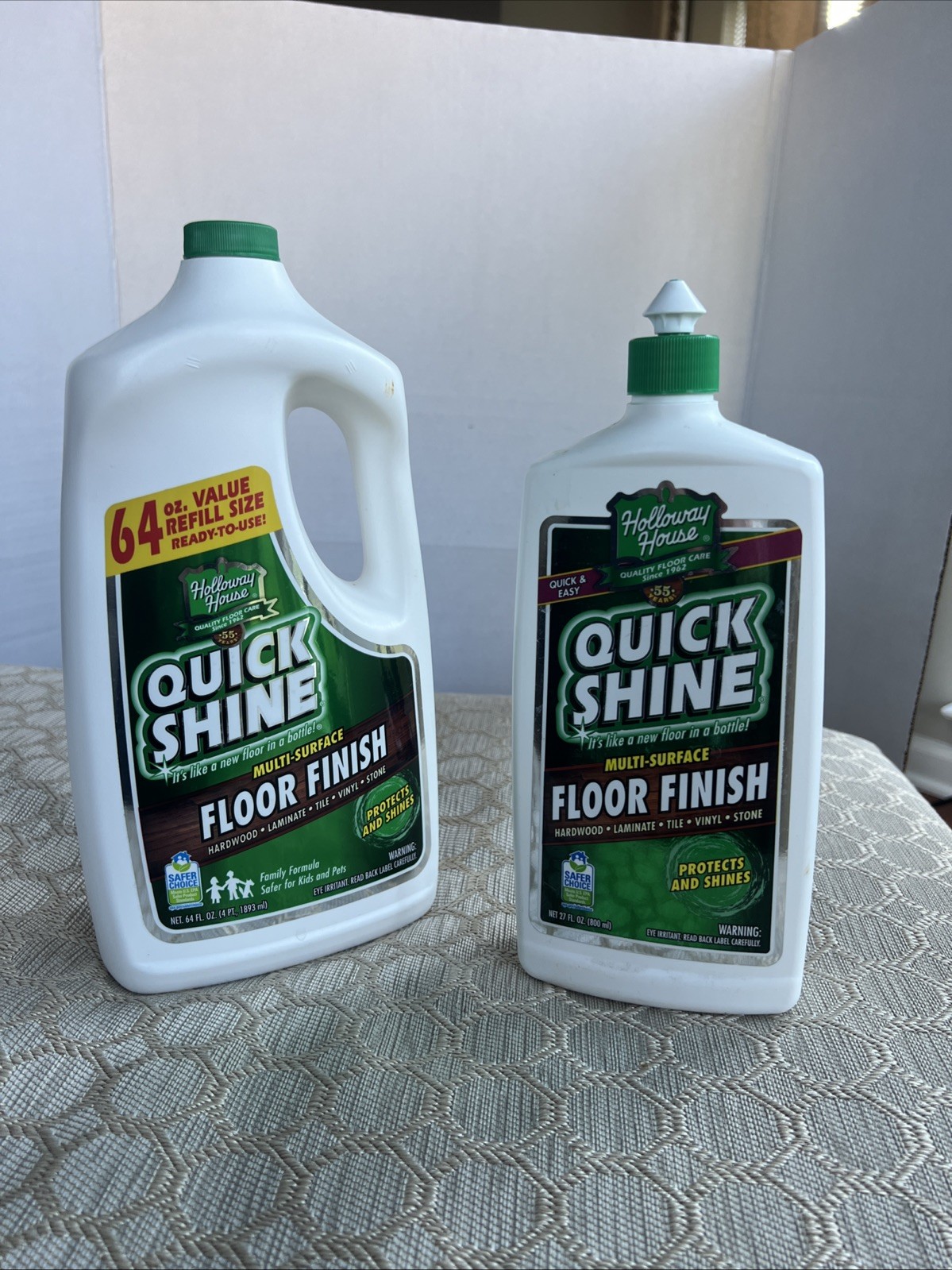 Quick Shine Liquid Multi-Surface Floor Finish, 64 fl. oz.& 27 Fl Oz Bottles gallery