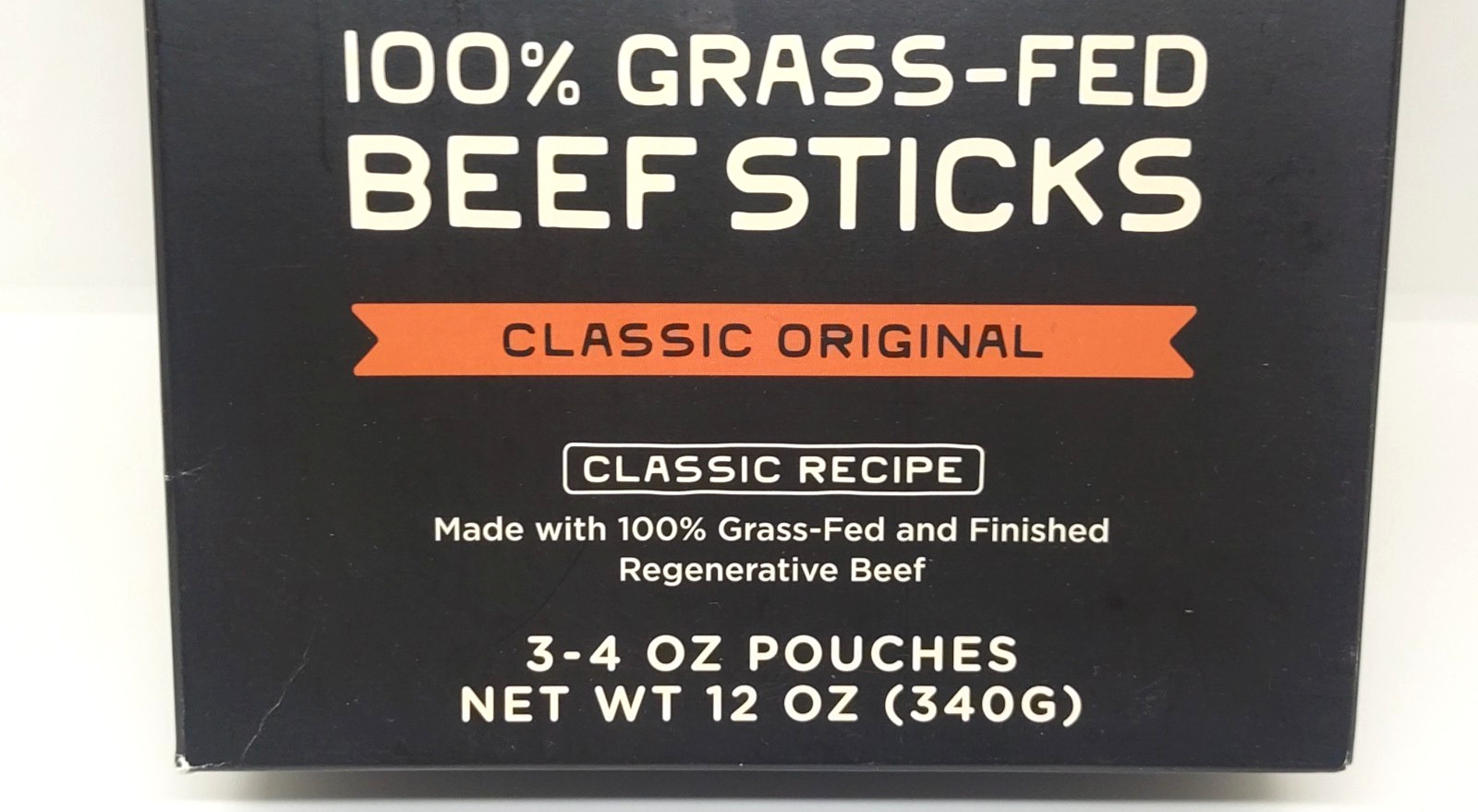 Lineage Provisions 100% Grass-Fed Beef Sticks Classic Original 3-4oz Pouches gallery