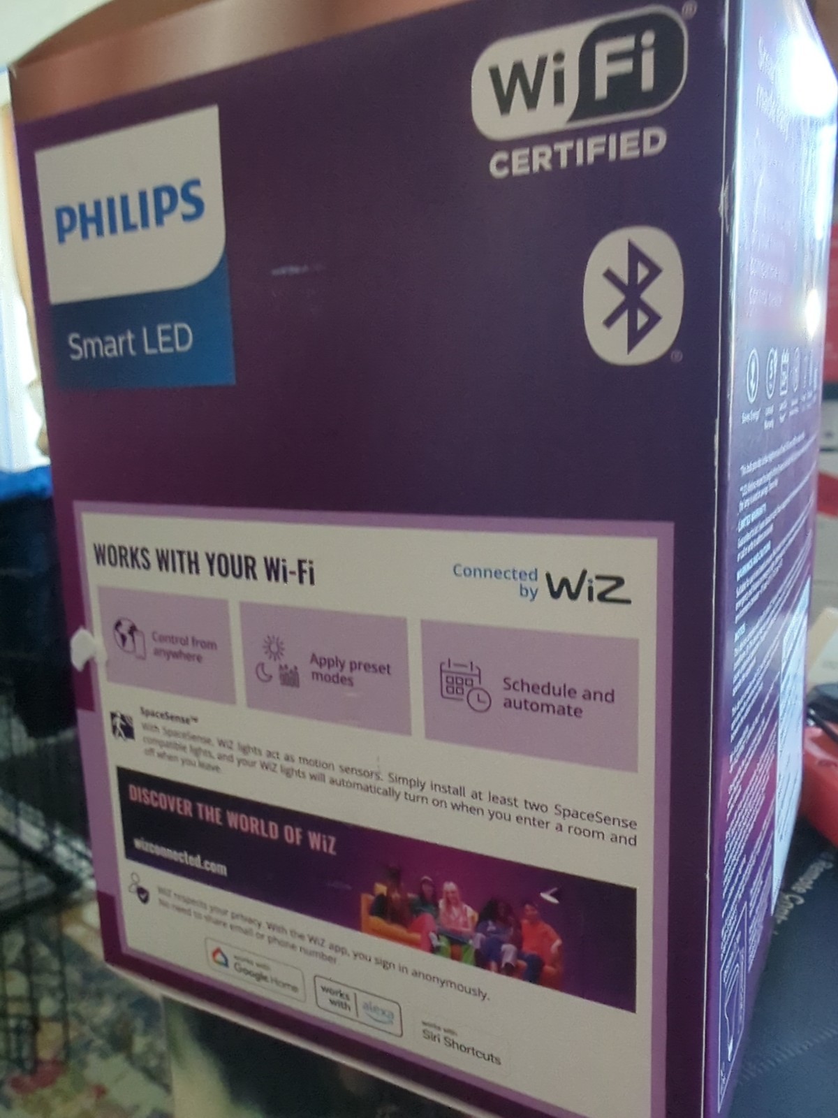 Philips Smart Wi-Fi LED 7.2-Watt Energy Saving Plug-In Color Changing Light gallery