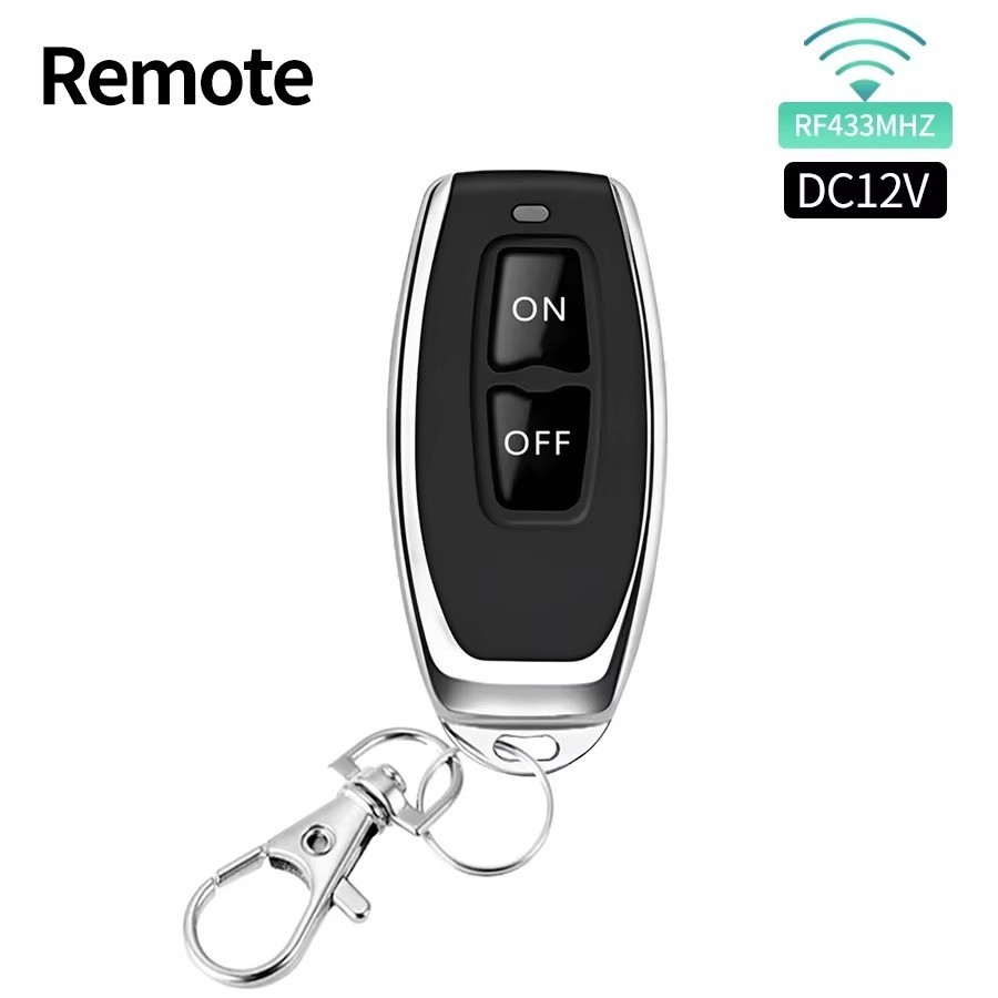 433MHz Wireless Remote Switch DC 12V 1CH RF Relay & 2CH Transmitter Door Lock gallery