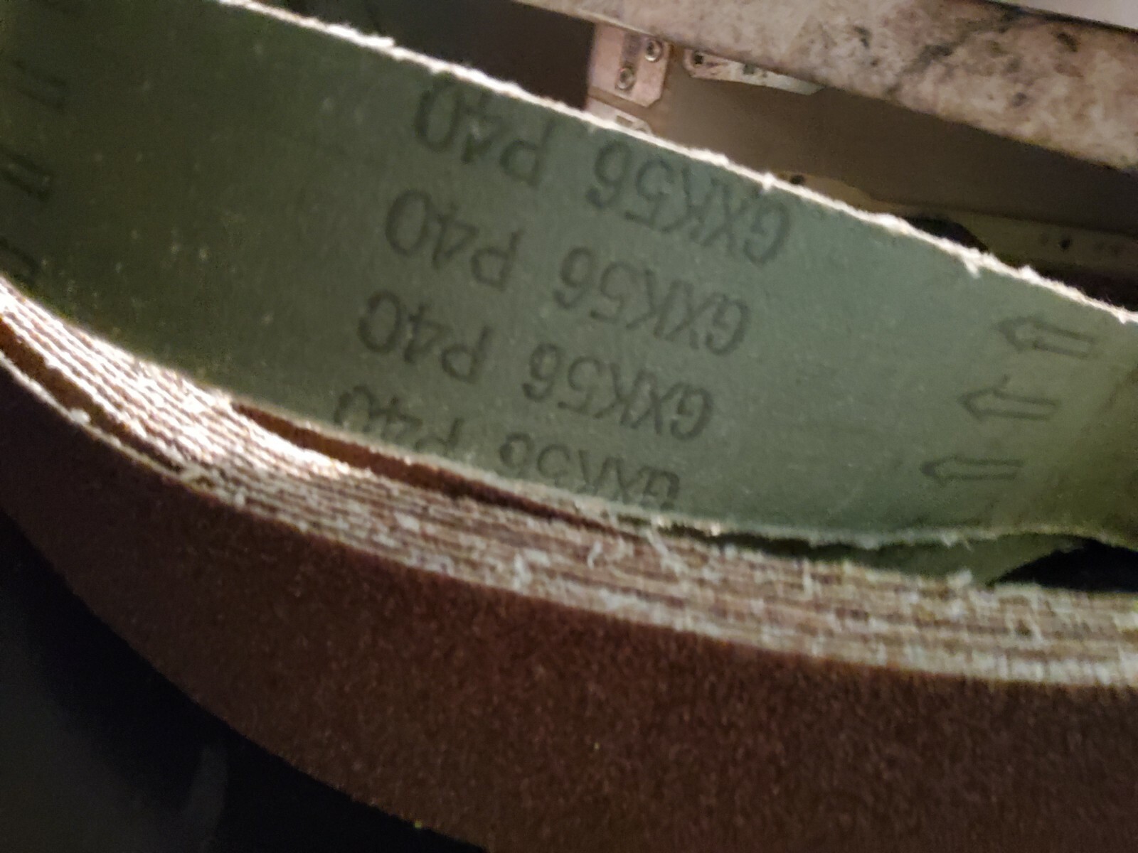 Powertec 2 x 42 In - 9 x Sanding Belts - 40 Grit Aluminum Oxide Sanding Belt gallery