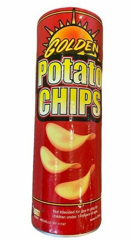 Potato Chips Snake Can Spring Pop - Fun Classic GaG Prank Joke Clown Party Toy gallery