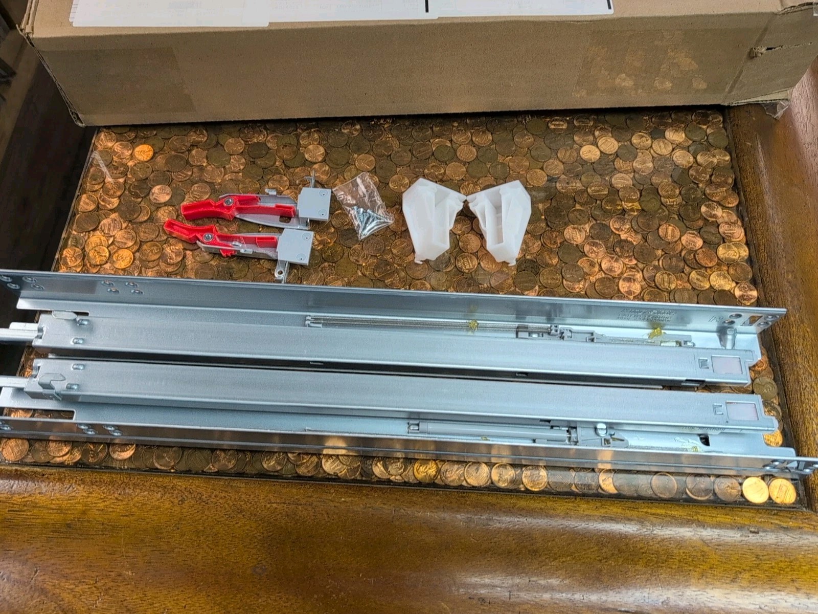 Undermount drawer Slide Full Extension Soft Close Heavy Duty King Slide 21" gallery