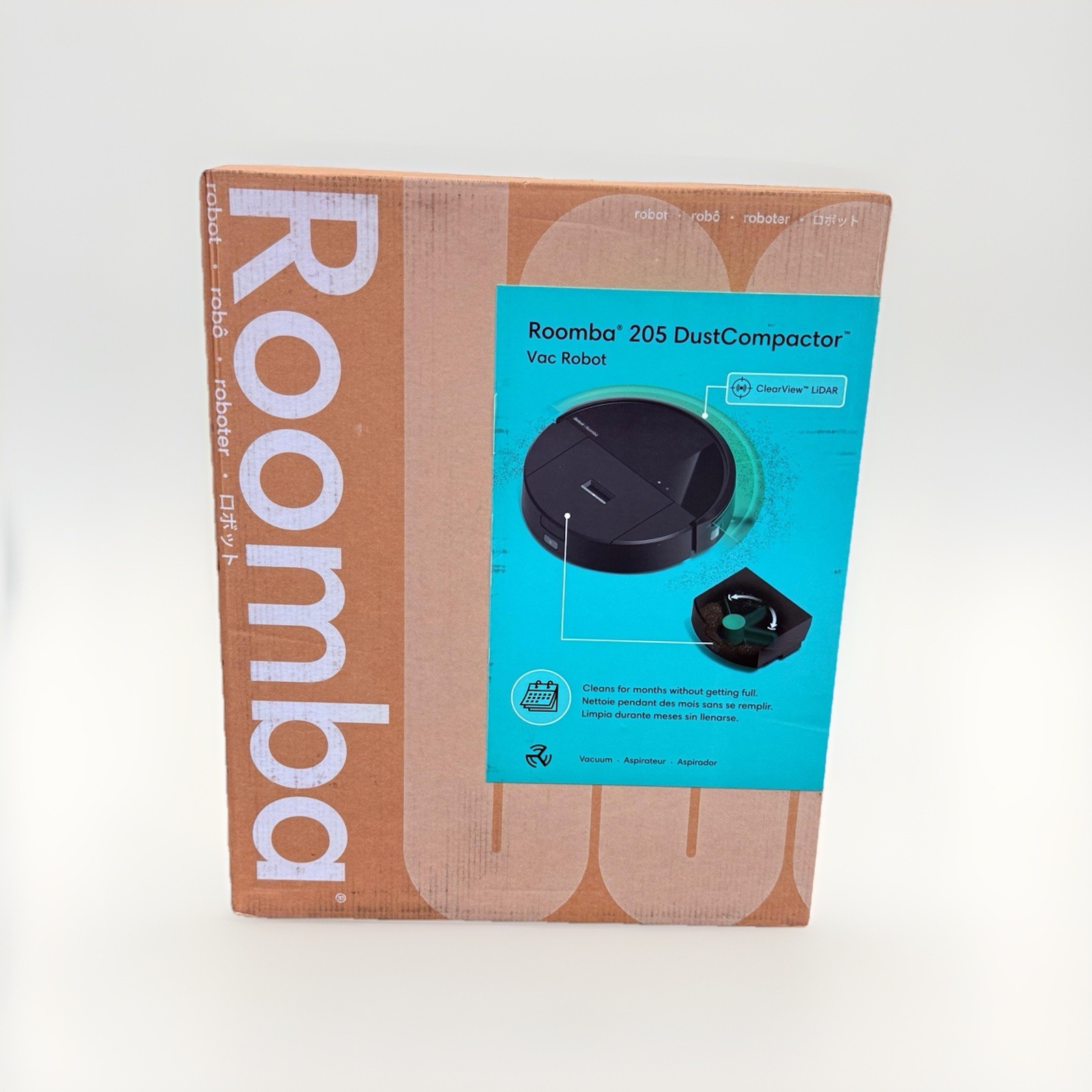 iRobot Roomba 205 DustCompactor Vacuum - Auto-Compacts, LiDAR, Alexa, NEW gallery