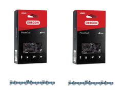 Oregon 2-Pack PowerCut Full Chisel Skip Chains 3/8 Pitch .063 Gauge, 75EXJ156G(2
