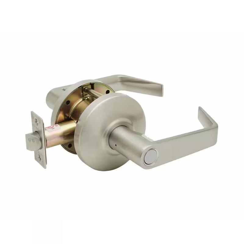 Grade 2 NFL Satin Stainless Cylindrical Privacy Bed/Bath Door Handle gallery