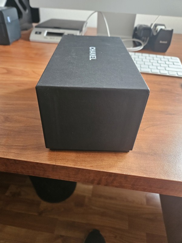 Chanel Empty Box Black Rectangular Authentic 7.5 X 4 X 3.5 gallery