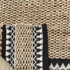 Natural Fiber Collection Runner Rug - 2'6" x 8', Natural & Black, Handmade Fa... gallery