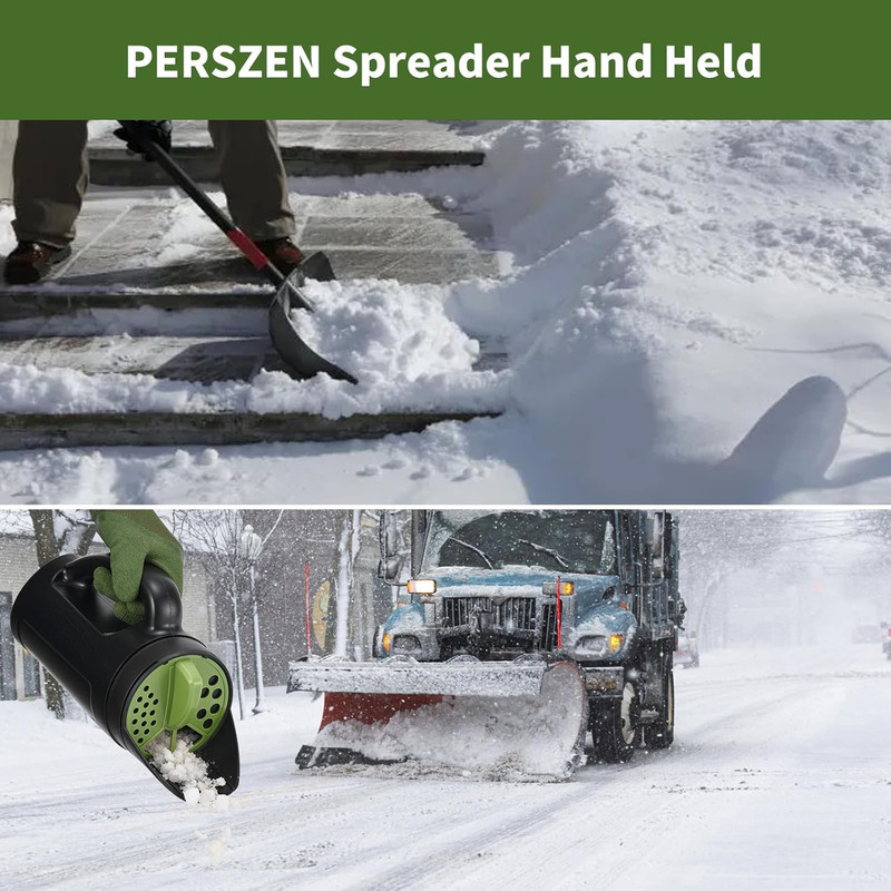 Seed Spreader Hand Held, Hand Spreader Lawn and Garden for Fertilizer Grass Seed gallery