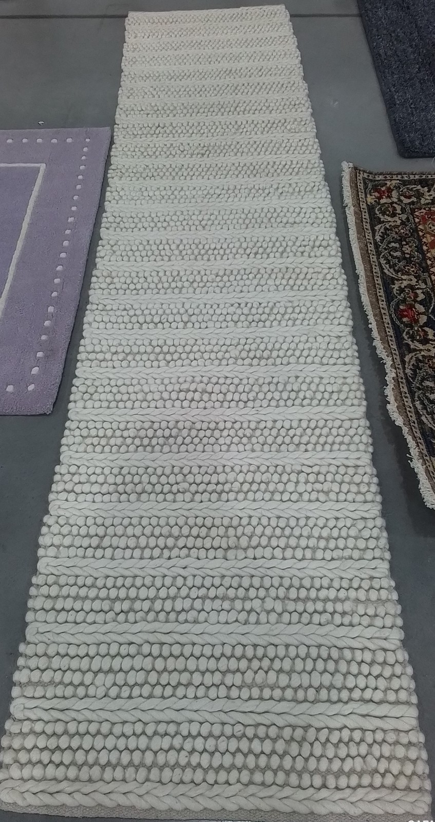 IVORY 2'-3" x 10'-0" Flaw in Rug, Reduced Price 1172798149 NAT280A-210 gallery