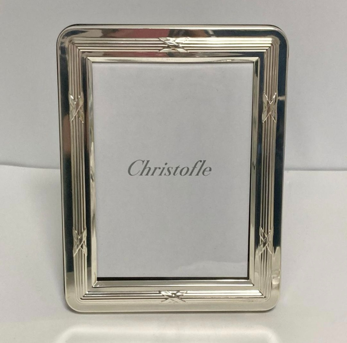 Christofle Photo Frame Rubans Silver picture 3.5×5in / 13 x 18cm gallery
