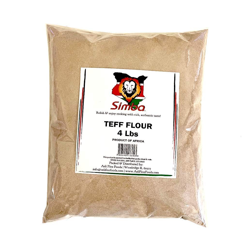 Simba African Teff Flour, 4 Pounds | Perfect for Baking, Gluten Free gallery
