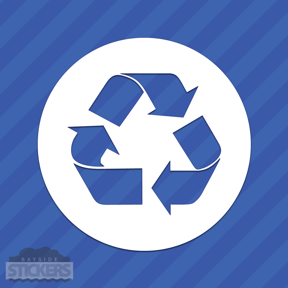 Recycle Symbol Vinyl Decal Sticker gallery