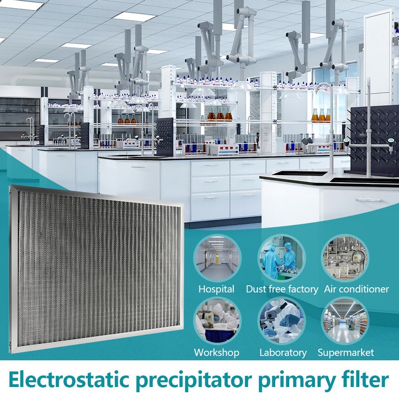 Permanent Washable Electrostatic Furnace Ac Air Filter Replacement Multi Sizes gallery
