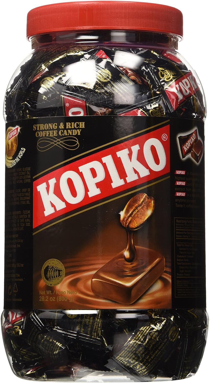 Kopiko Coffee Candy In Jar 800g/28.2oz (Original Version) gallery