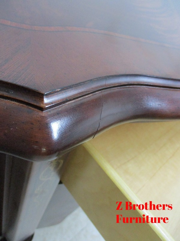 Thomasville Flame Mahogany Sideboard Buffet Console Bar French Liquor Cabinet gallery
