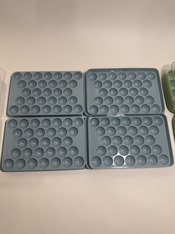Silicone & Plastic Mini Ice Cube Tray Mold Sets Press Release Pop Out Ice Cubes gallery
