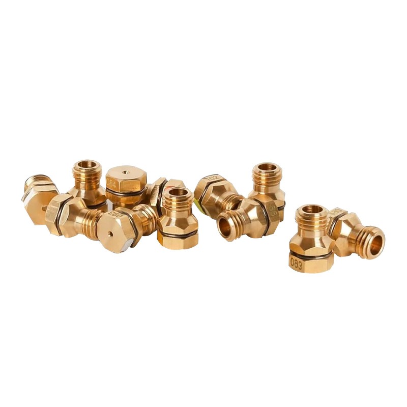 For Frigidaire Electrolux LP Conversion Kit GRLP4 Brass Gas Nozzles 12PCS Set gallery
