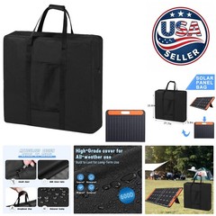 Durable Dustproof Solar Panel Carry Case – 600D Oxford Fabric, Black 21.7”