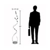 59 inches Twisted Floor Standing Lamp, 60W Adjustable Bright and Infinitely D... gallery