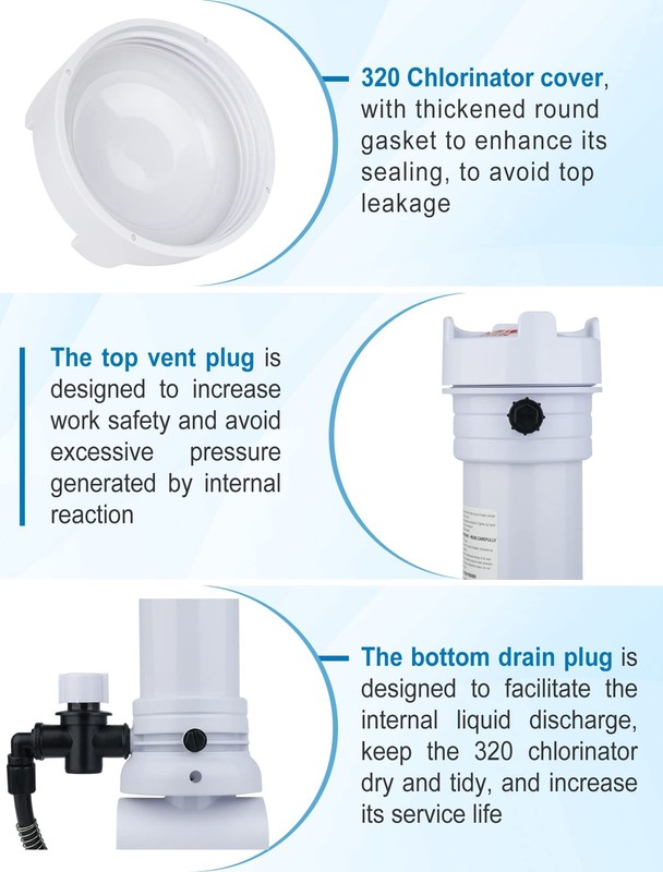 320 Pool Chlorinator Compatible with pentair Rainbow R171096 Automatic Inline... gallery