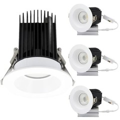 4Pack 4″ LED Downlight Recessed Lighting, 5CCT, 18W, Dimmable Deep Anti Glare