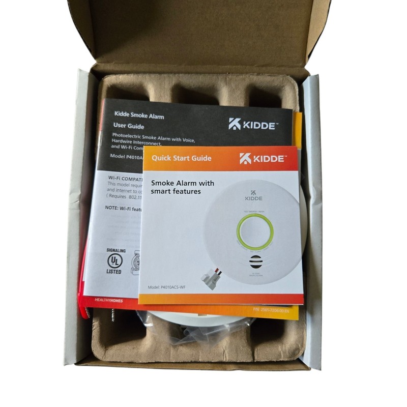 Kidde Hardwired Smart Smoke Detector w/ Battery Back-up, &Voice Alerts, 21032064 gallery