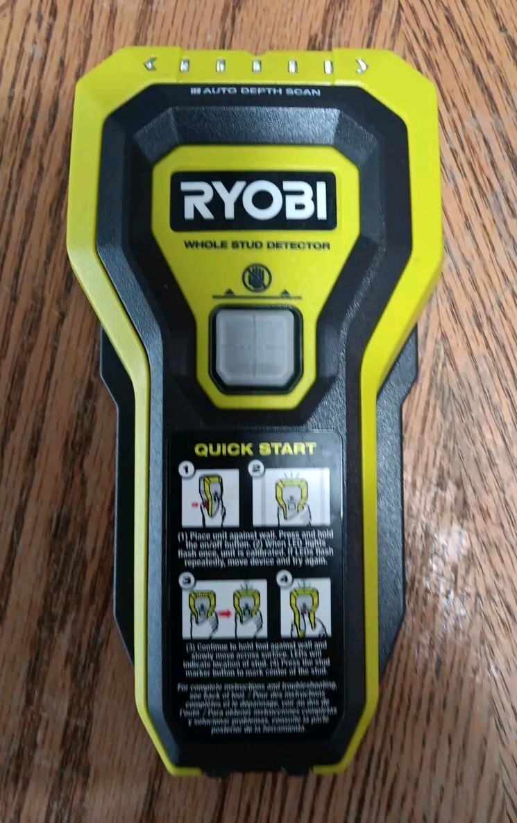 RYOBI ESF5002 Whole Stud Finder Auto Depth Scan Tech Hand-Held Multiple LED's gallery