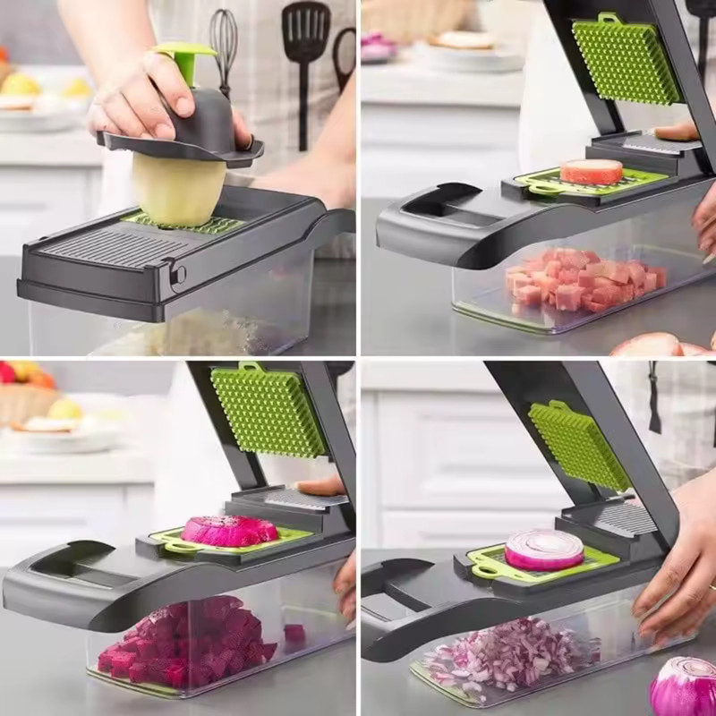 Vegetable Chopper, 16 in 1 Professional Mandoline Slicer for Kitchen gallery
