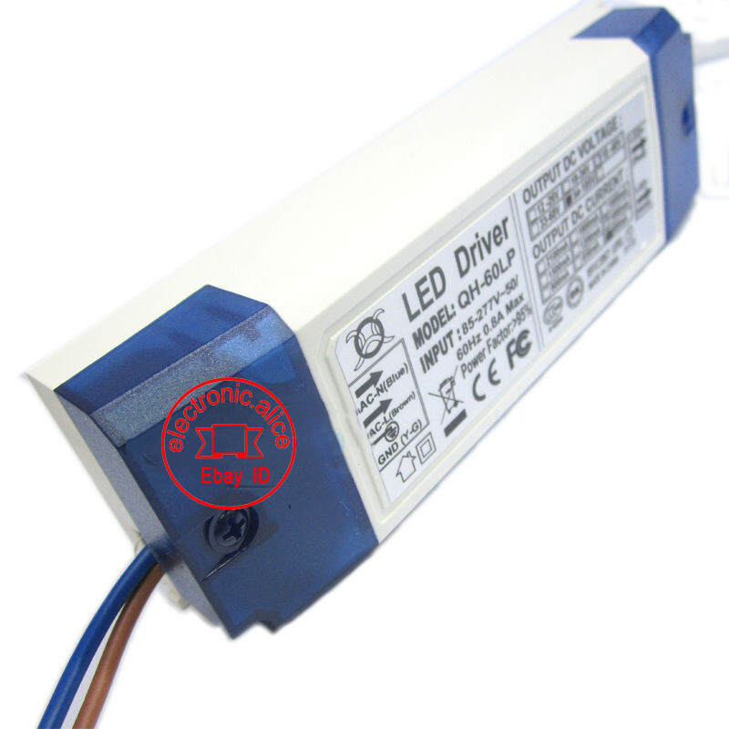 40W 50W 60W LED Driver 600mA 18-30x3W DC54-105V 0.95 High Power Factor Lighting gallery