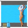Beach Blanket Sandproof Oversized 79''—83'' Extra Large Beach Mat Portable Picni gallery