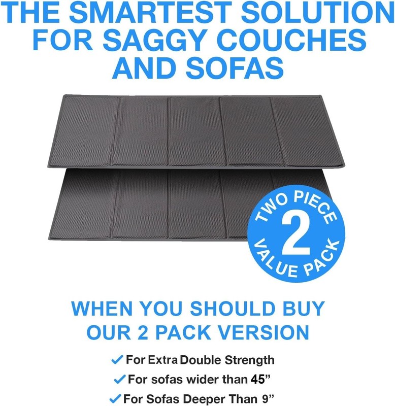 2Pack Couch Cushion Support for Sagging Sofa Seat Saver 45in Extra Thick gallery