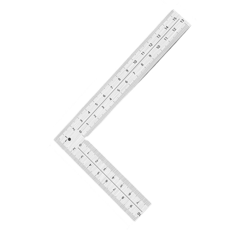 Stainless Steel L Shape Square Ruler Metal Square Woodworking Measurements Tool gallery