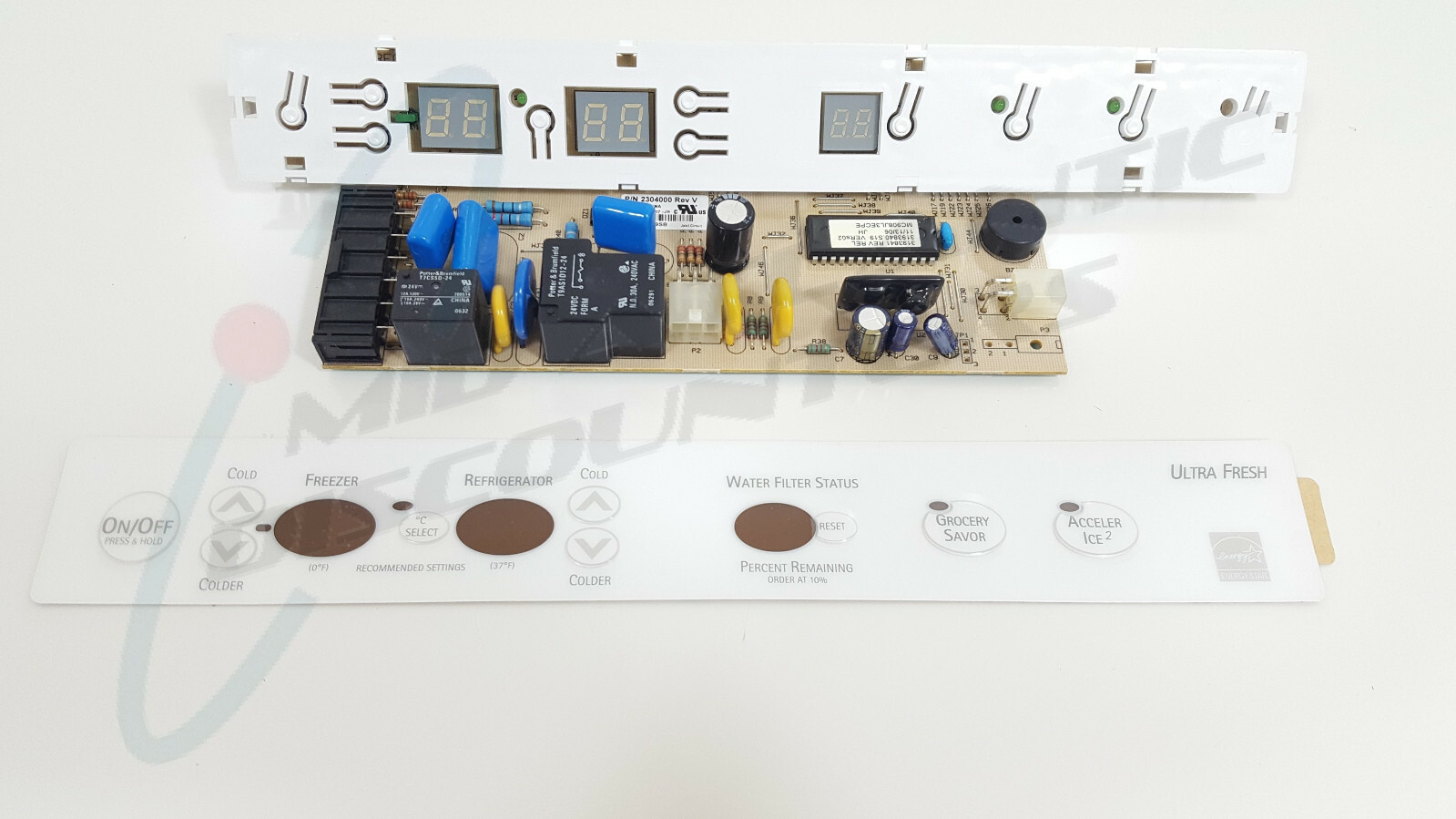 OEM Whirlpool Kenmore Refrigerator Electronic Control Board Unit 8201659 Rev V gallery