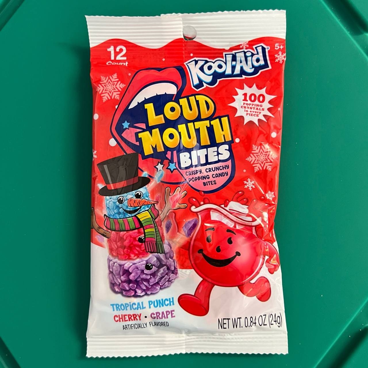 2 Pack Kool Aid Loud Mouth Bites Crispy Crunchy 12 count Exp 07/2027 gallery