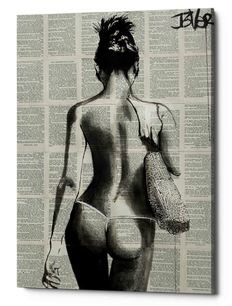 Epic Graffiti "Summertime" by Loui Jover, Giclee Canvas Wall Art