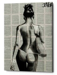 Epic Graffiti “Summertime” by Loui Jover, Giclee Canvas Wall Art