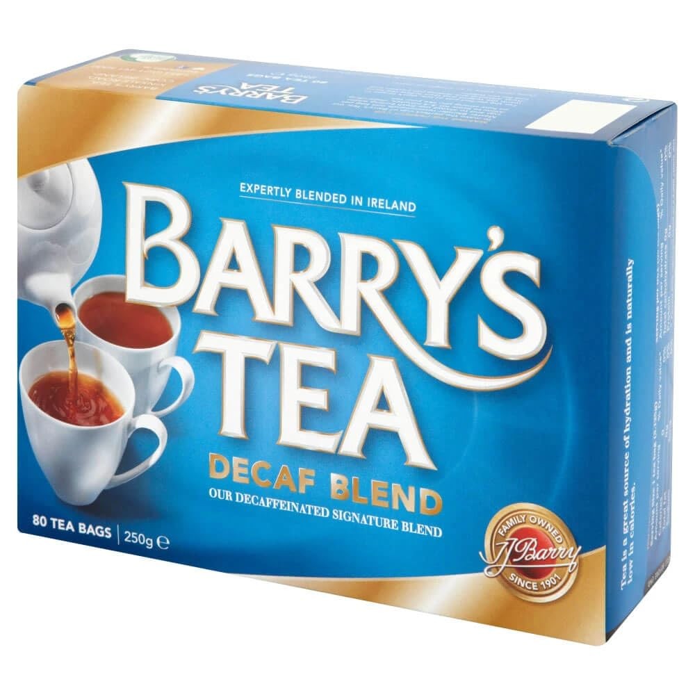Barry's Decaffeinated Tea Blend 80 Count Silicone Bags Caffeine Free Refreshing