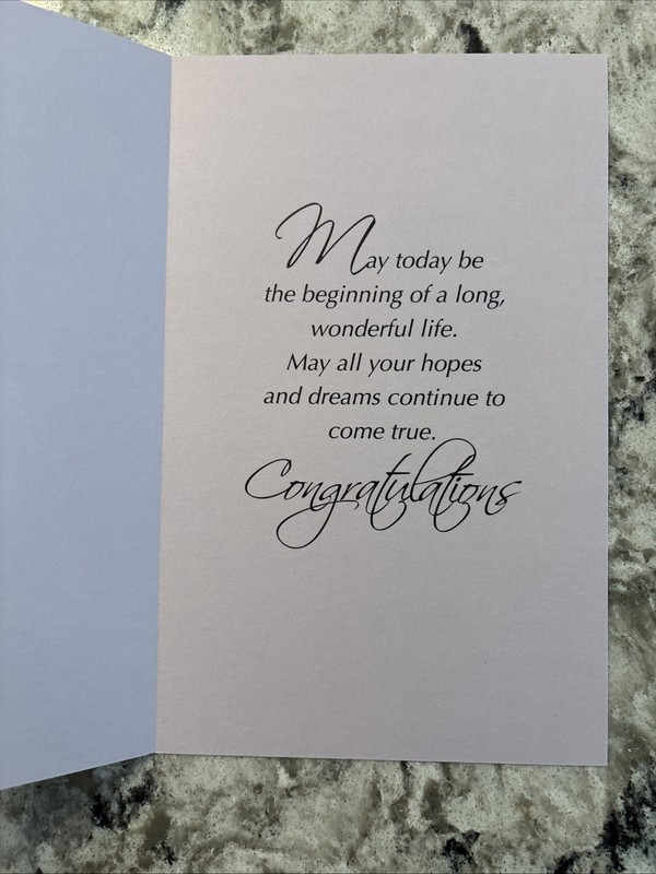 For Your Wedding Congratulations 5”x7.75" Stockwell Greeting Card gallery