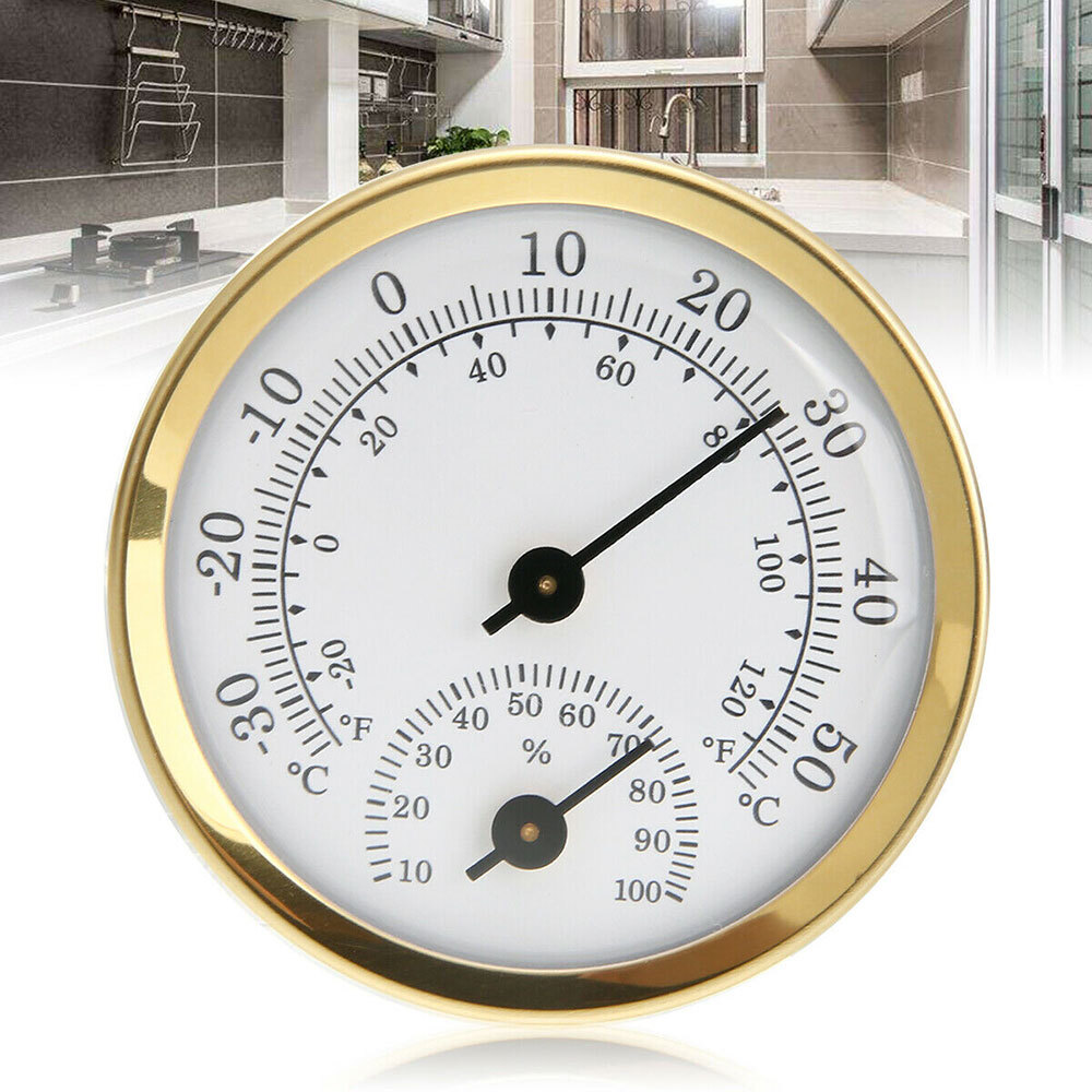 Mini Analog Thermometer Hygrometer Humidity meter Room Indoor Temperature- gallery