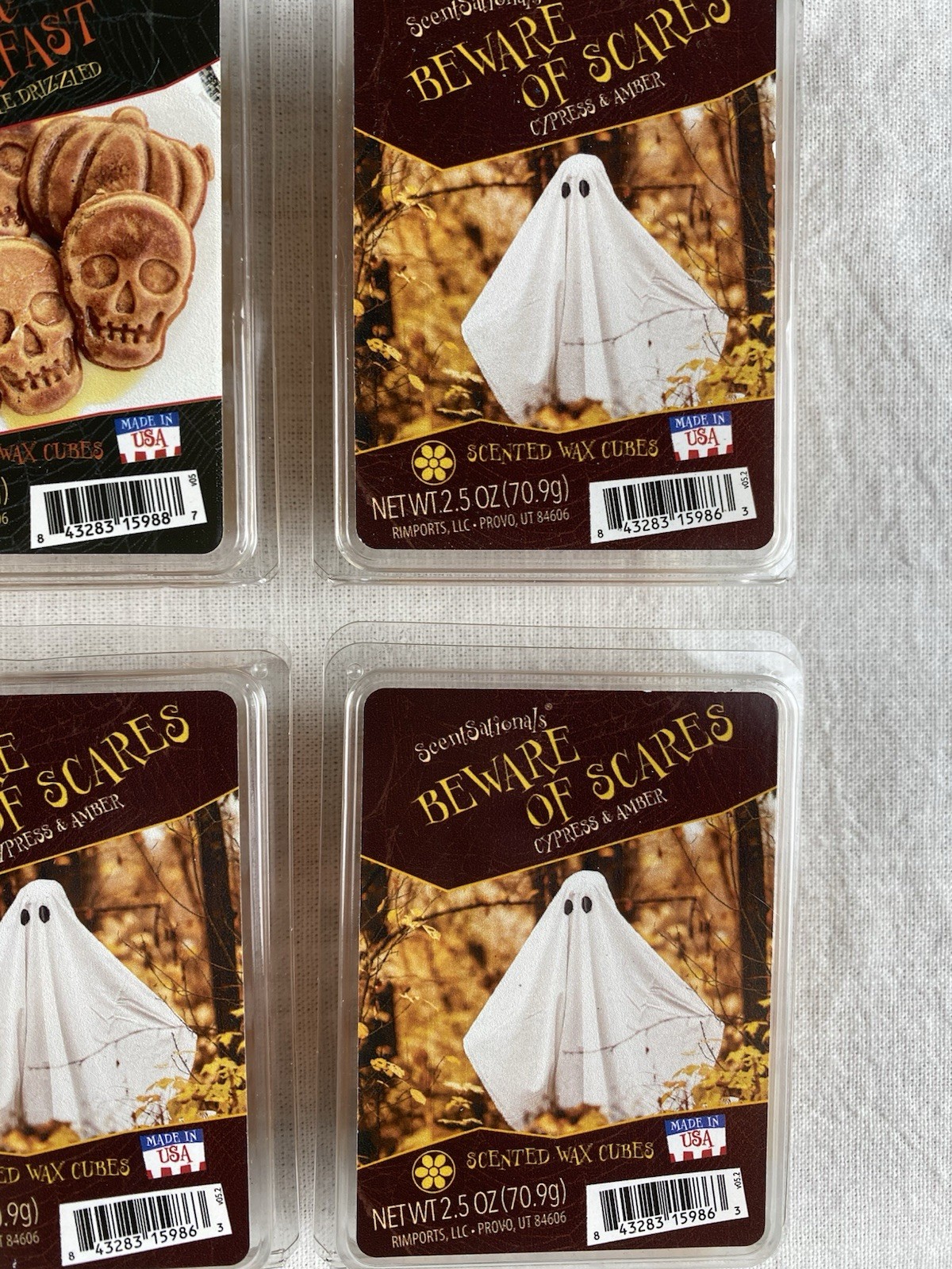6 SCENTSATIONALS SCENTED WAX MELTS 6 CUBES PER PACK Autumn Sugar, Maple Drizzle gallery