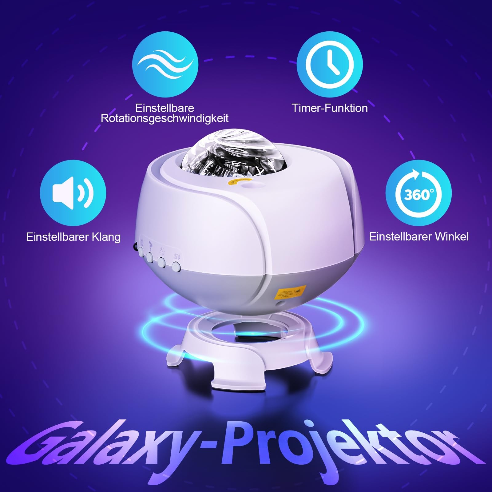 Fliti Larger Coverage Area Galaxy Projectorwith Changing Galaxy Shapes Star gallery