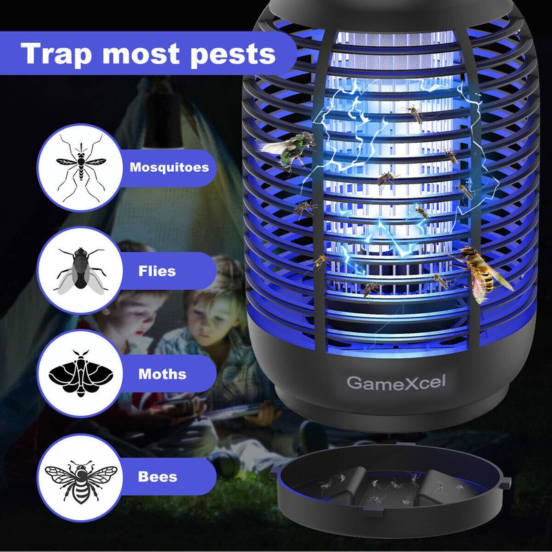 Mosquito Fly Bug Insect Zapper Killer Electronic Light Trap Lamp Indoor Outdoor gallery