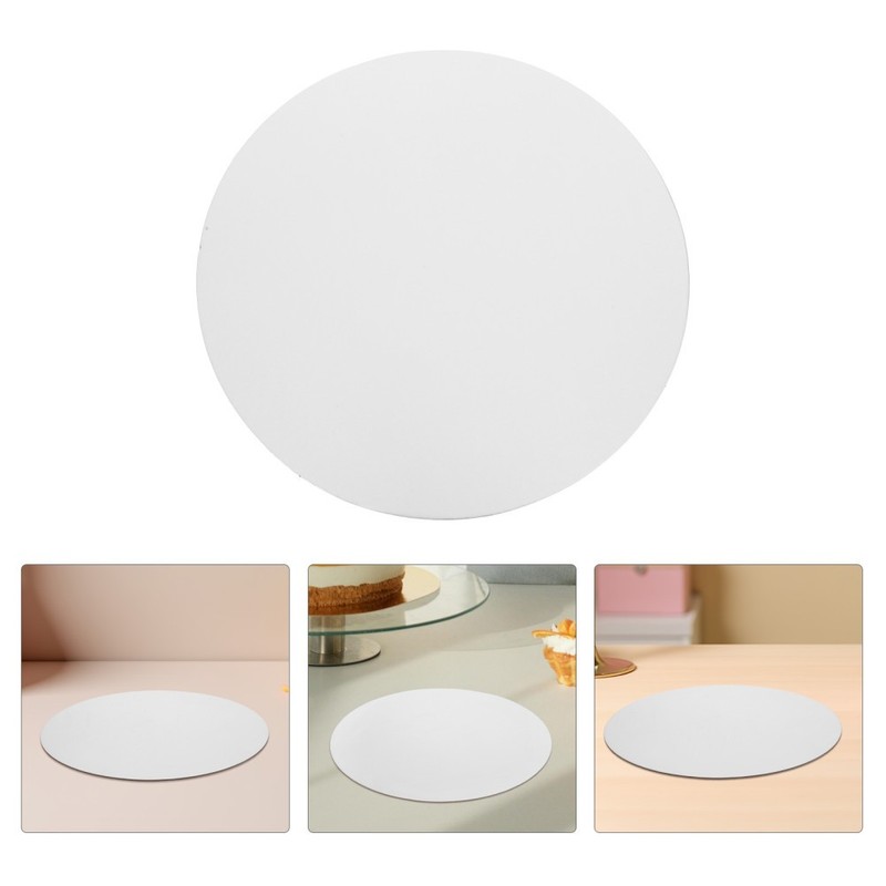 10 Pcs Round Base Plate Thick Cake Boards Circular Plates Decorative gallery