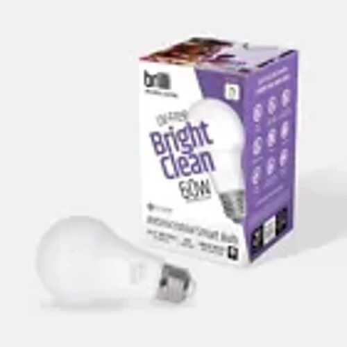 Brilli Wellness A19 60W E26 Lighting Bright Cleaning Smart LED Light Bulb