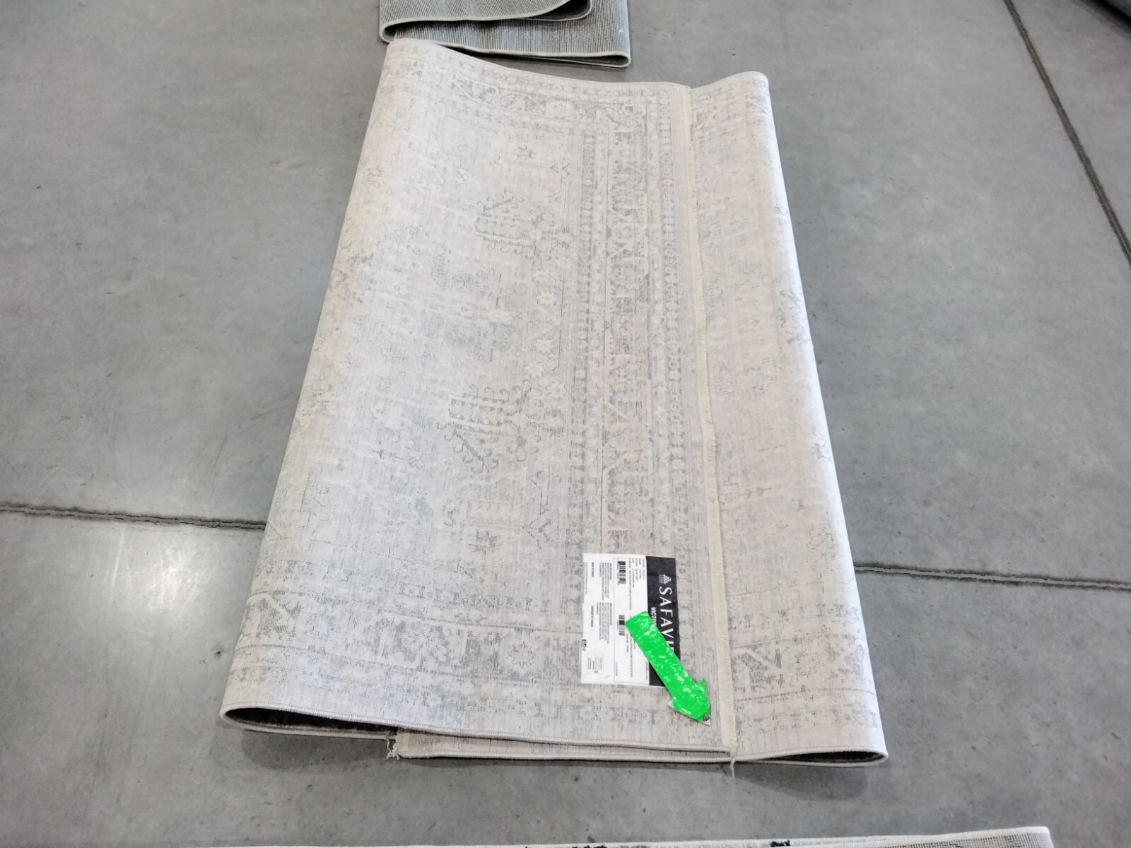 BLUE / GREY 5' X 8' Back Stain Rug Reduced Price 1172735692 VIC933F-5 gallery