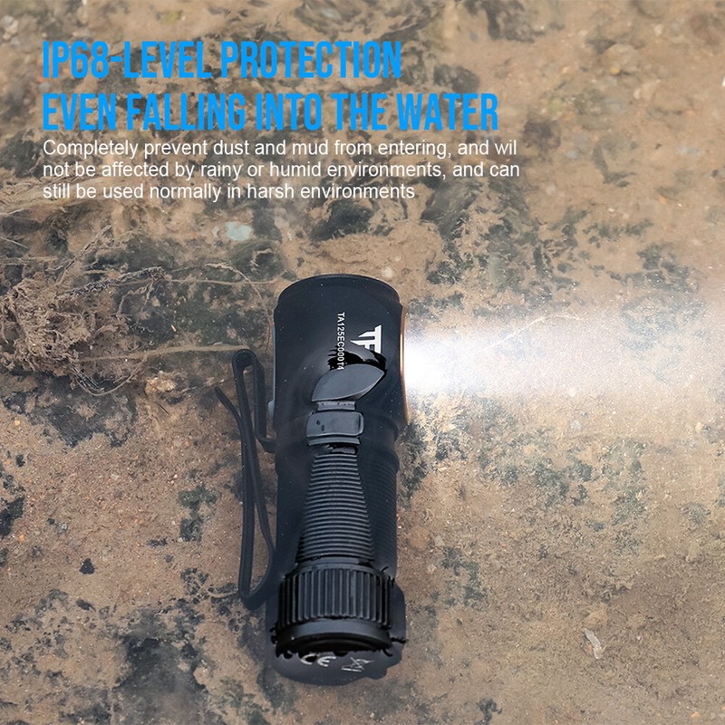 Trustfire MT15 1000Lumen LED Flashlight Rechargeable Magnet Waterproof EDC Torch gallery