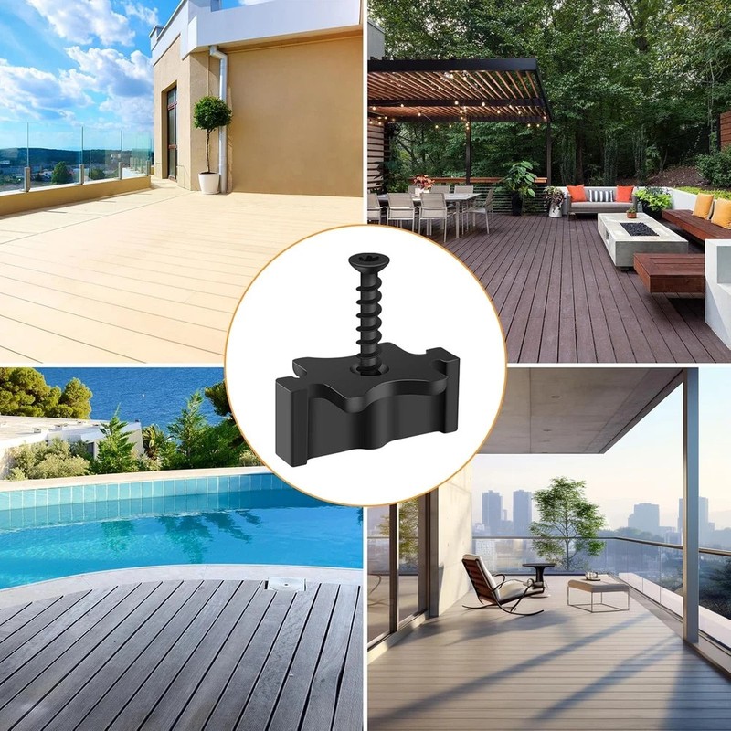 1000 Pack Hidden Deck Fasteners for Composite Decking Board, Composite Decking C gallery