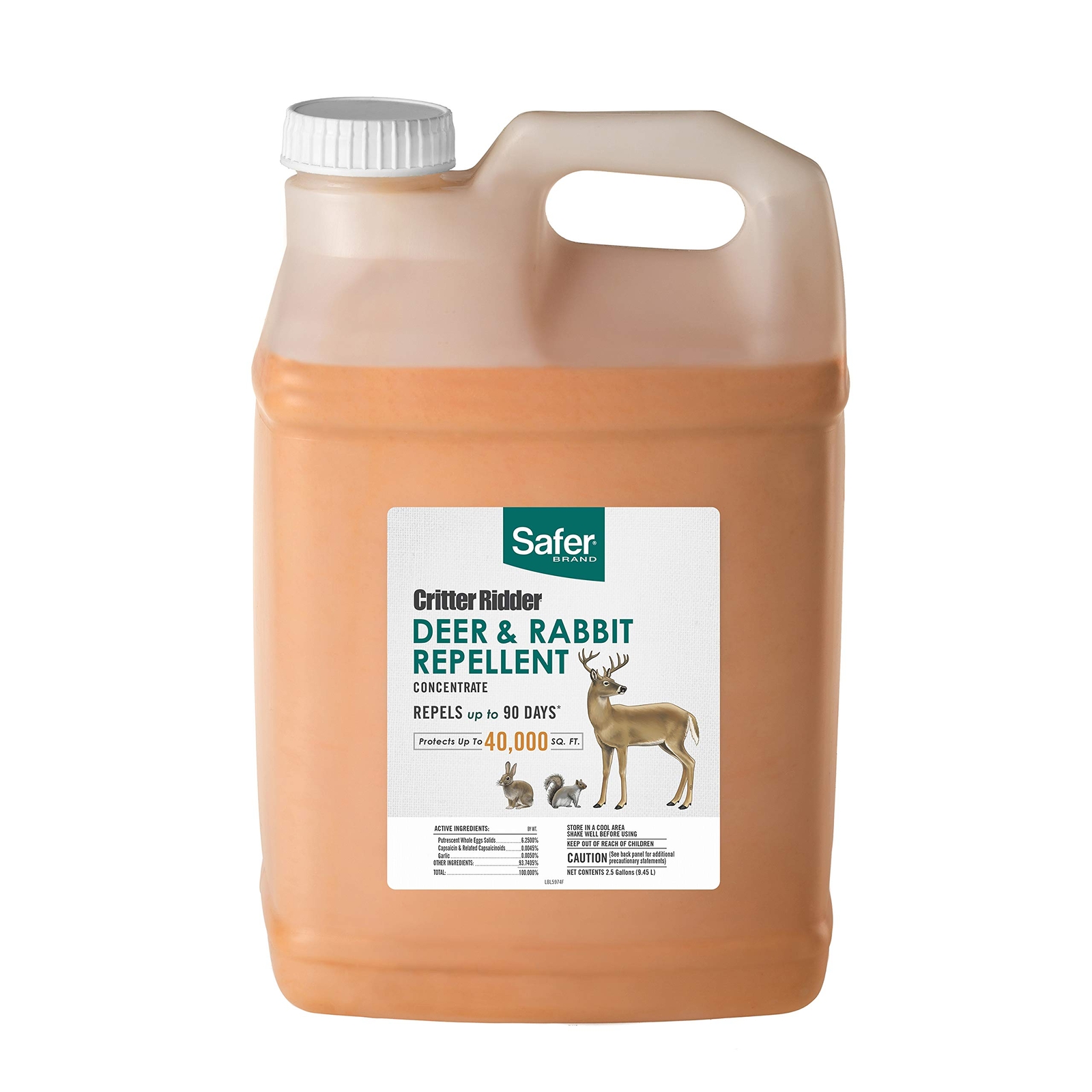 Safer® Brand Critter Ridder® Deer & Rabbit Repellent Concentrate - 2.5 Gal gallery